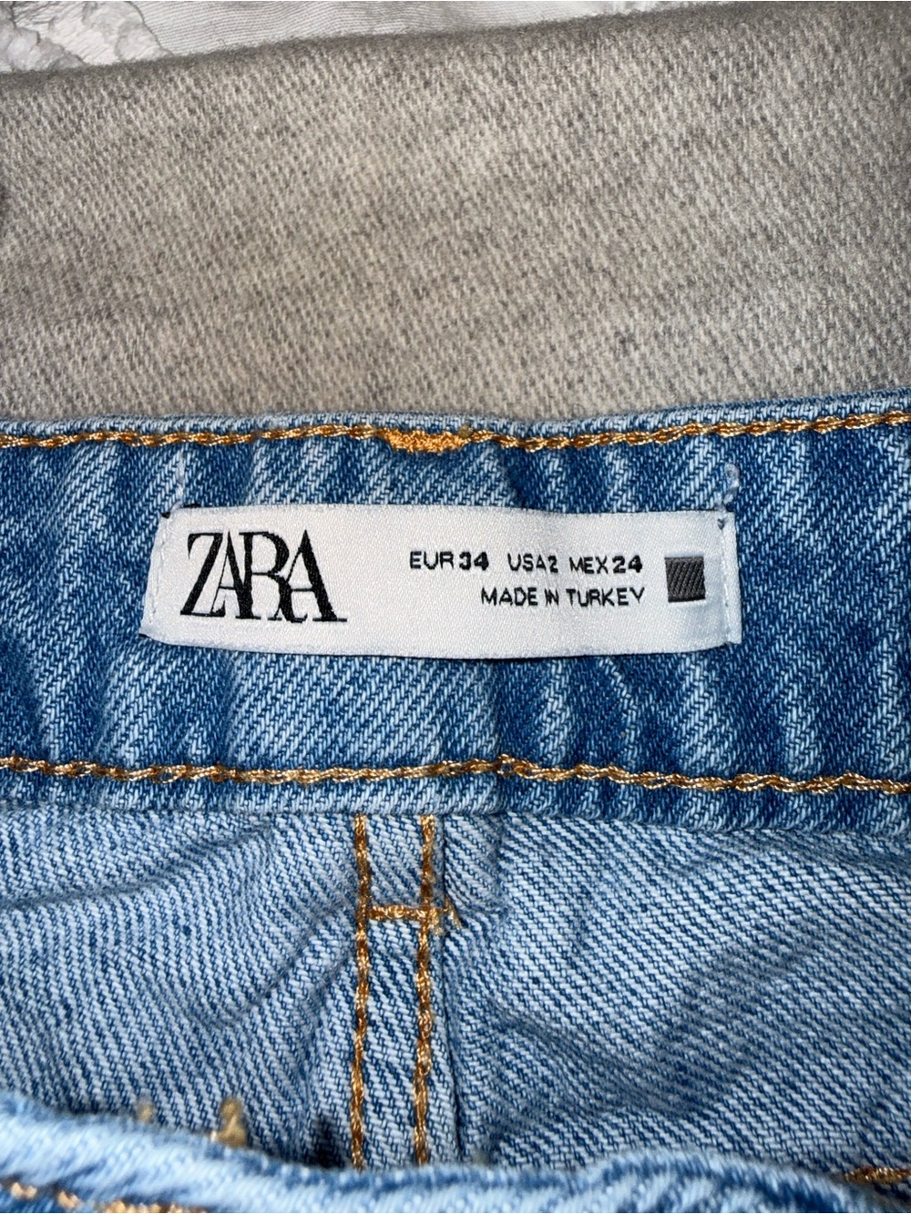 Light Blue Wide Leg Jeans - Women's Flare Denim - Picture 6 of 12